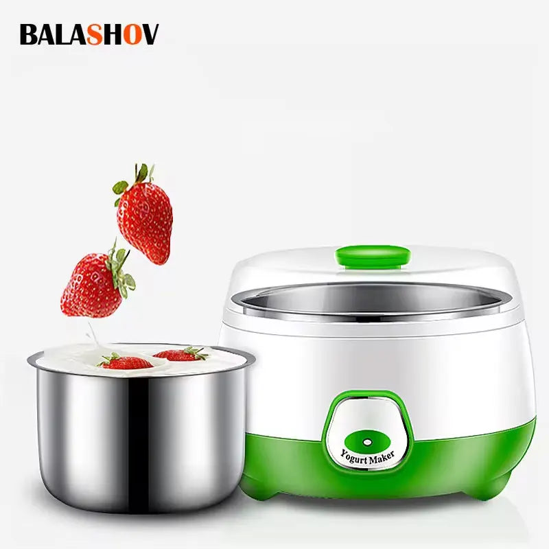 Yogurt Maker Mini Automatic Yogurt Machine Household DIY Yogurt Tools Kitchen Appliances Stainless Steel Tank Appliances Yogurt